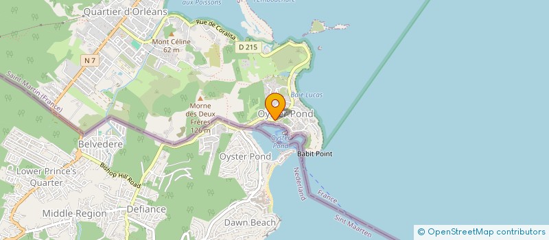 localisation de l'entreprise HEALTHY MASSAGE  SAINT MARTIN