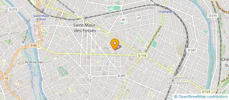 localisation de l'entreprise HEALTHY MUSIC à SAINT-MAUR-DES-FOSSES