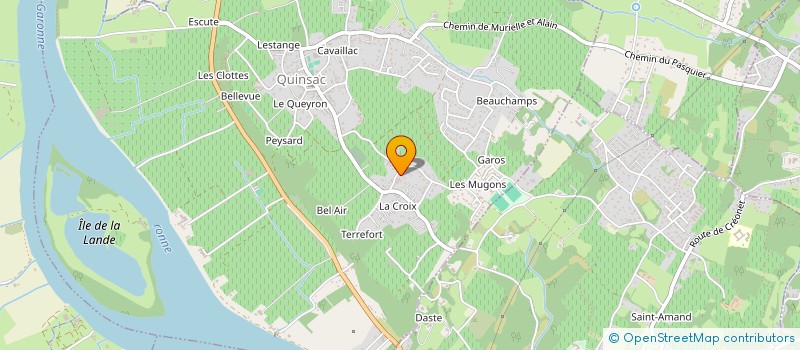 localisation de l'entreprise HEALTHYFOOD BY MIRANA  QUINSAC