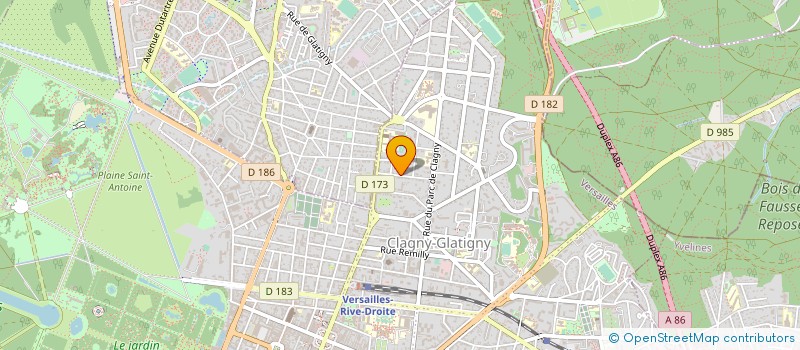 localisation de l'entreprise HEALTHYNVEST à VERSAILLES
