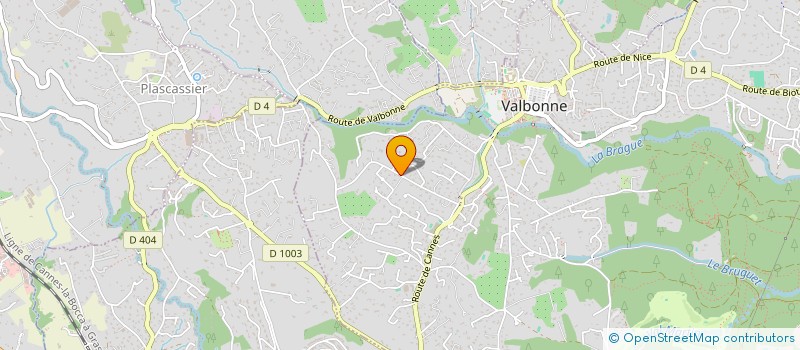 localisation de l'entreprise HEALY CONSULTING à VALBONNE