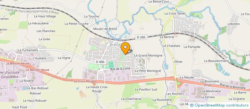 localisation de l'entreprise HEART FIGHTERS  BRECE