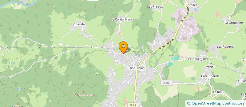 localisation de l'entreprise HEART&LAND BIEN ETRE EQUIN  BEAUZAC