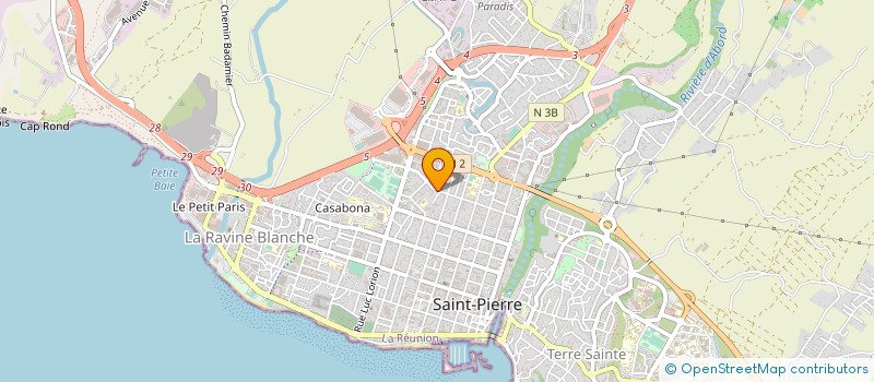 localisation de l'entreprise HEART OF GOLD à SAINT-PIERRE