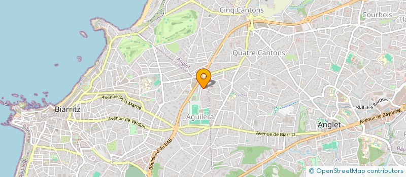 localisation de l'entreprise HEART SERVICE PLUS HYGIENE ET SECURITE à BIARRITZ
