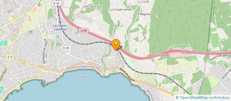 localisation de l'entreprise HEARTBEAT  LA CIOTAT