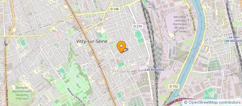 localisation de l'entreprise HEARTBEAT CONNEXION à VITRY-SUR-SEINE