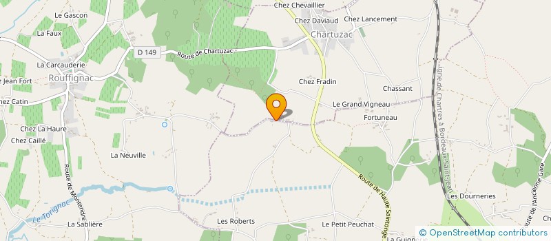 localisation de l'entreprise HEARTEN  CHARTUZAC