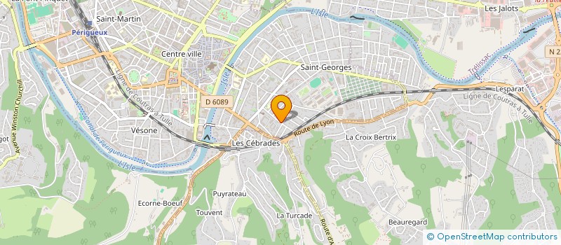localisation de l'entreprise HEARTLAND à PERIGUEUX