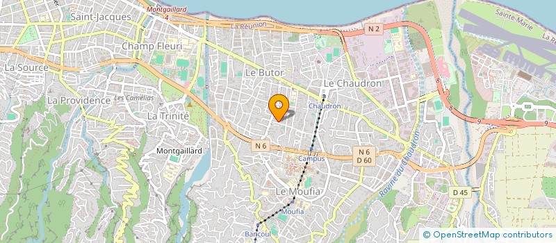 localisation de l'entreprise HEARTLESS CUT à SAINT-DENIS