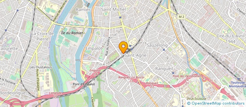 localisation de l'entreprise HEARTLINE à TOULOUSE