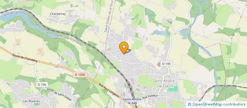 localisation de l'entreprise HEAS  LES ABRETS-EN-DAUPHINE