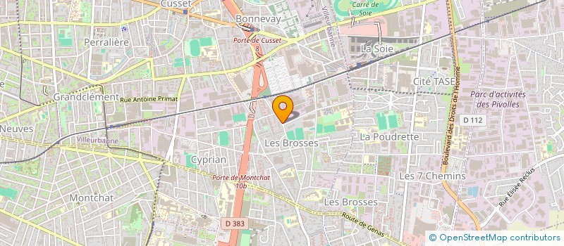 localisation de l'entreprise HEASE GROUP  VILLEURBANNE