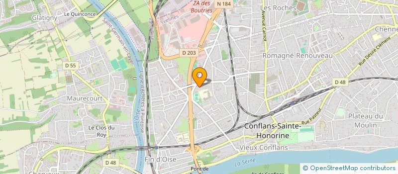 localisation de l'entreprise HEAT & FLEX  CONFLANS-SAINTE-HONORINE