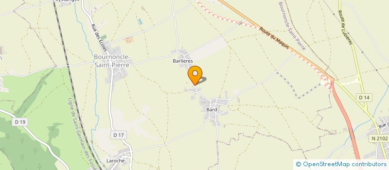 localisation de l'entreprise HEAVEN  BOURNONCLE-SAINT-PIERRE