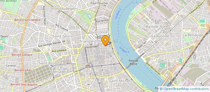 localisation de l'entreprise HEAVN RENCONTRES  BORDEAUX