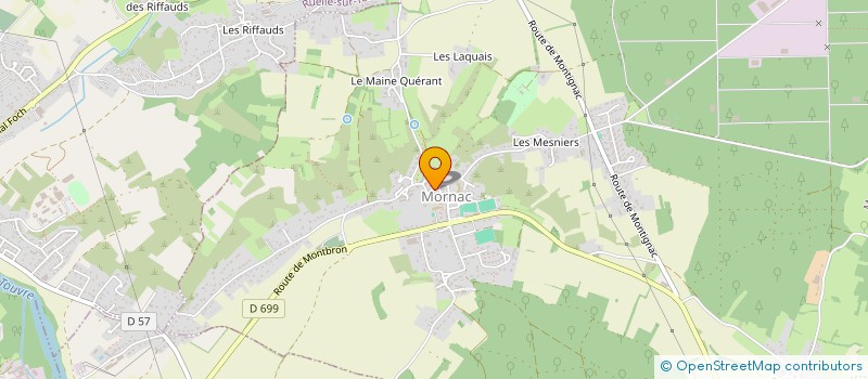 localisation de l'entreprise HEAVY META IMPRO à MORNAC
