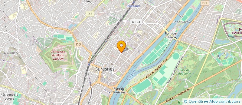 localisation de l'entreprise HEAVY T.O.P COURSES à SURESNES