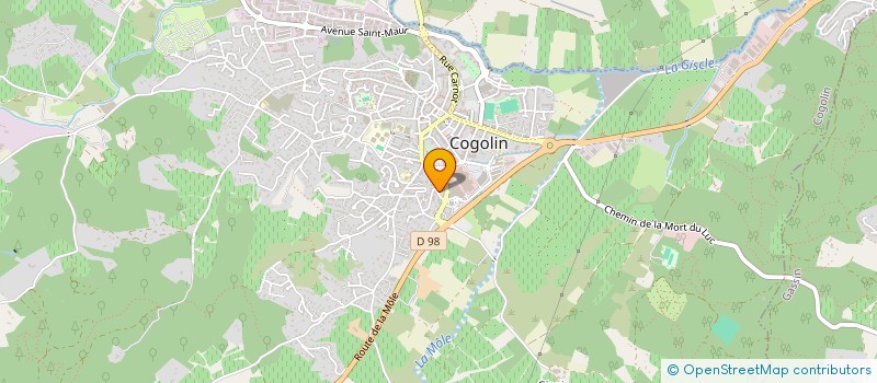 localisation de l'entreprise HEB à COGOLIN