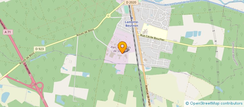 localisation de l'entreprise HEBCO INDUSTRIE  LAMOTTE-BEUVRON