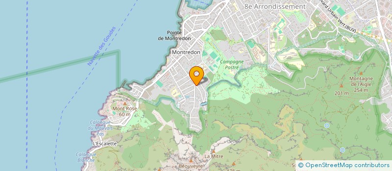 localisation de l'entreprise HEBE à MARSEILLE
