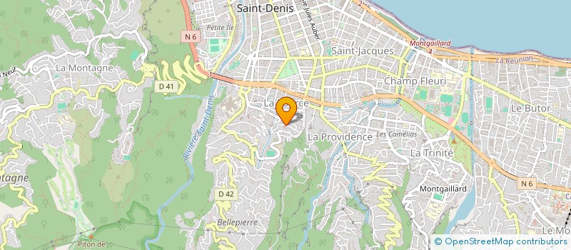 localisation de l'entreprise HEBE à SAINT-DENIS