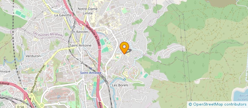 localisation de l'entreprise HEBE à MARSEILLE