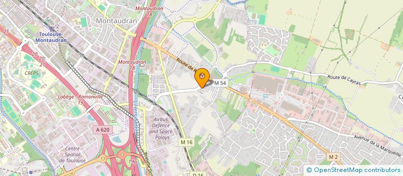 localisation de l'entreprise HEBE à TOULOUSE