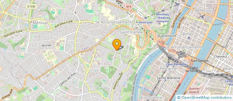 localisation de l'entreprise HEBE DES ANDES  LYON