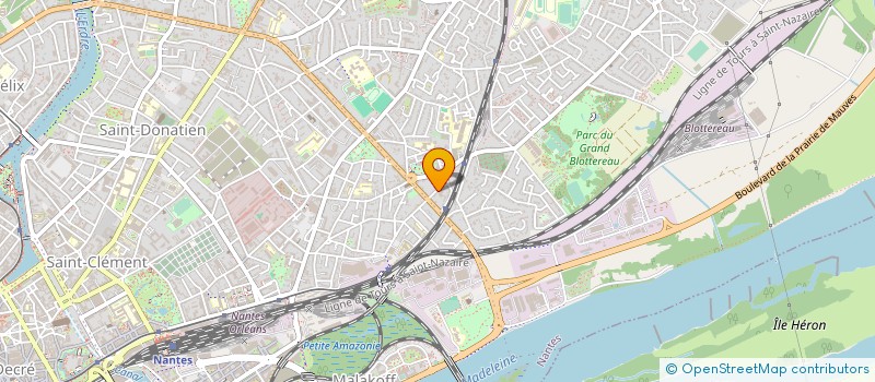 localisation de l'entreprise HEBEL TRAITEUR à NANTES