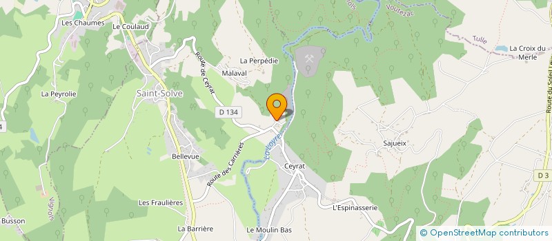 localisation de l'entreprise HEBERGEMENTS DE BERTIC  SAINT-SOLVE