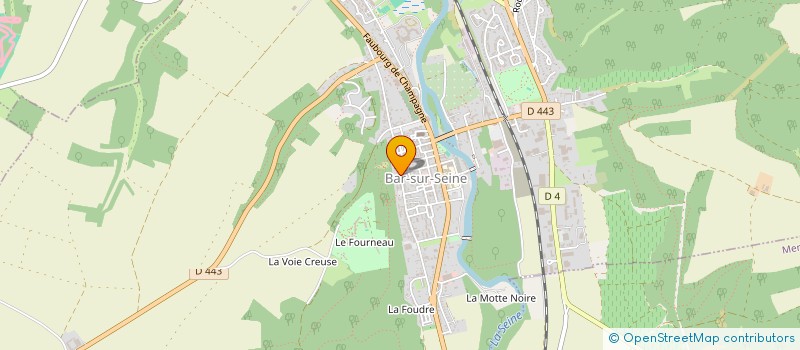 localisation de l'entreprise HEBERGEMENTS ESCAP'ADE EN CHAMPAGNE à BAR-SUR-SEINE