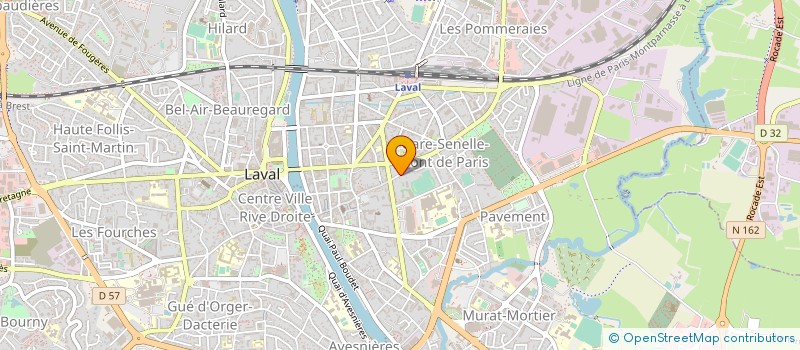 localisation de l'entreprise HEBERGEURS SOLIDAIRES 53 à LAVAL