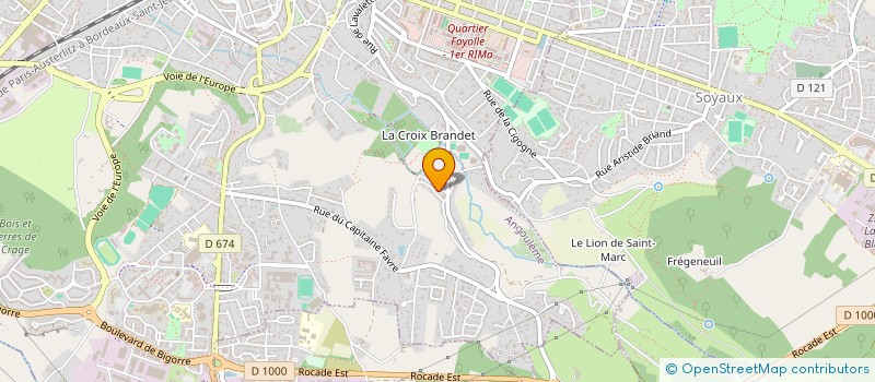 localisation de l'entreprise HEBERLE à ANGOULEME