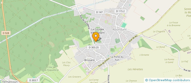 localisation de l'entreprise HEBERT BATIMENT TERRASSEMENT à ABONDANT