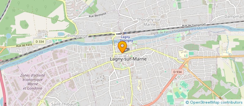 localisation de l'entreprise HEBERT DECLEVES  THORIGNY-SUR-MARNE