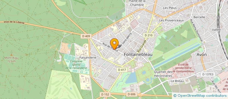 localisation de l'entreprise HEBERT DICTA TECHNIC à FONTAINEBLEAU
