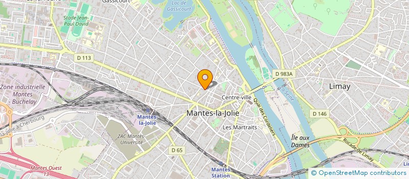 localisation de l'entreprise HEBERT GESTION  MANTES-LA-JOLIE