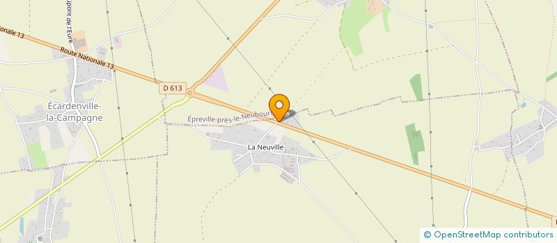 localisation de l'entreprise HEBERT HORTICULTURE à ECARDENVILLE-LA-CAMPAGNE