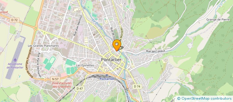 localisation de l'entreprise HEBI STUD RECORDS  PONTARLIER