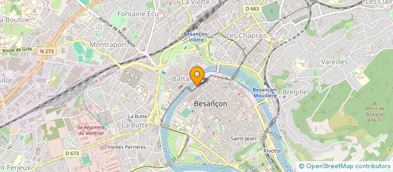 localisation de l'entreprise HEBIB à BESANCON