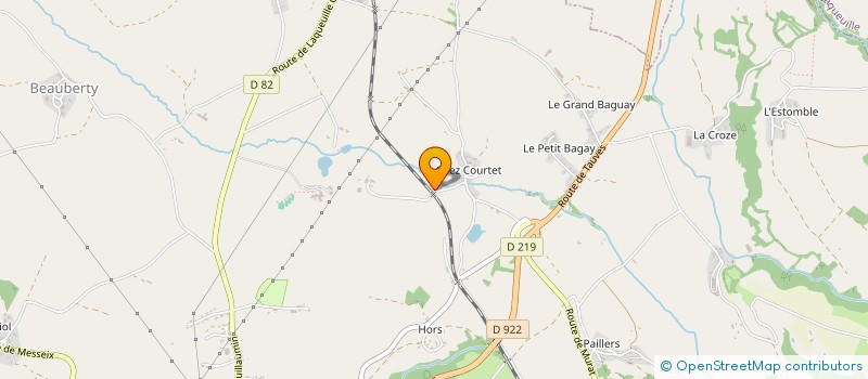 localisation de l'entreprise HEBRARD RECUP'  SAINT-SAUVES-D'AUVERGNE