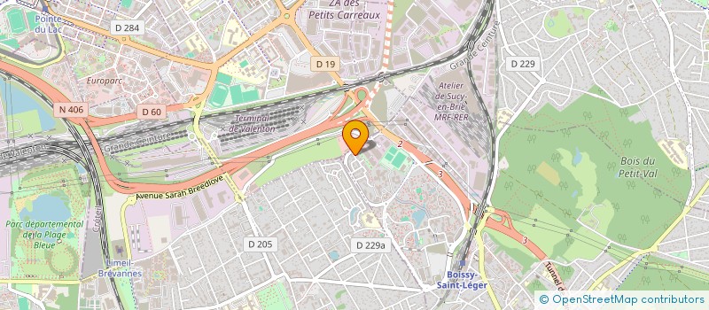 localisation de l'entreprise HEBRONC-FIRE à BOISSY-SAINT-LEGER