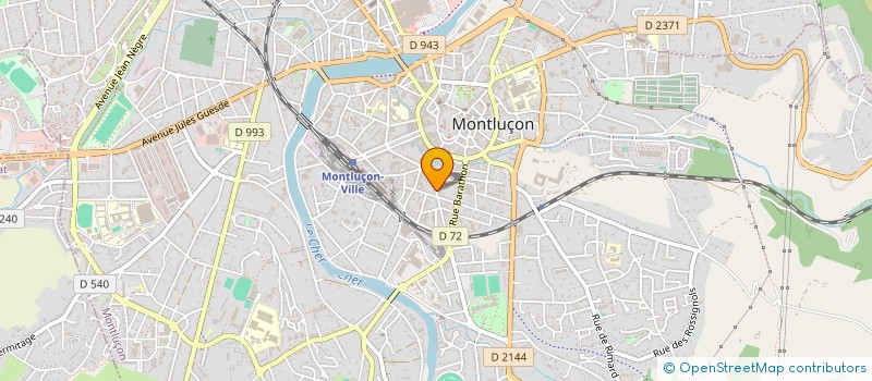 localisation de l'entreprise HEC 03 à MONTLUCON
