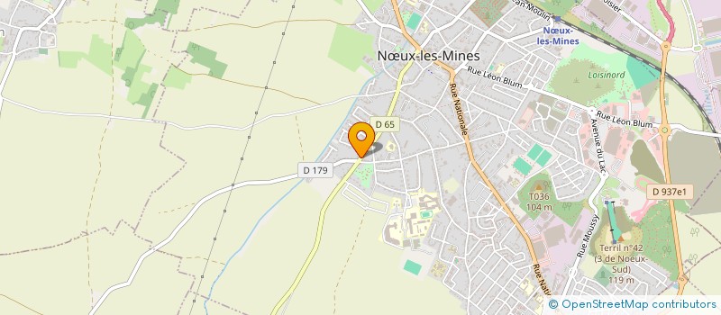 localisation de l'entreprise HEC  NUX-LES-MINES