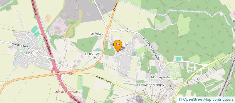 localisation de l'entreprise HEC  VILLEVAUDE