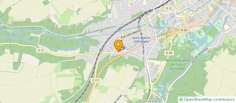 localisation de l'entreprise HEC  ETAMPES