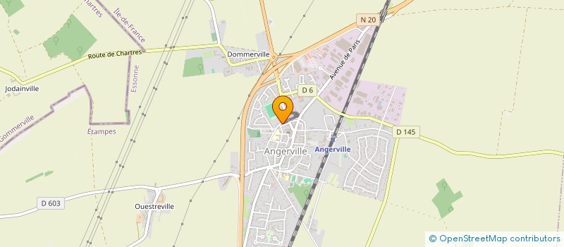 localisation de l'entreprise HEC à ANGERVILLE