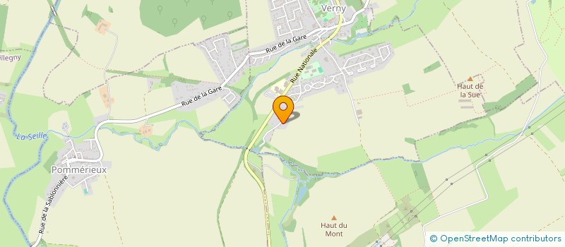 localisation de l'entreprise HEC  VERNY