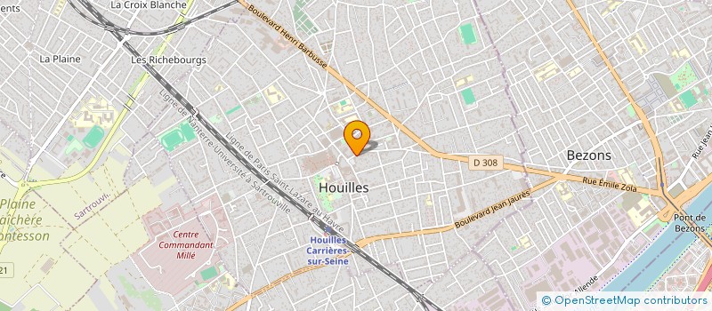 localisation de l'entreprise HEC COMPANY à HOUILLES